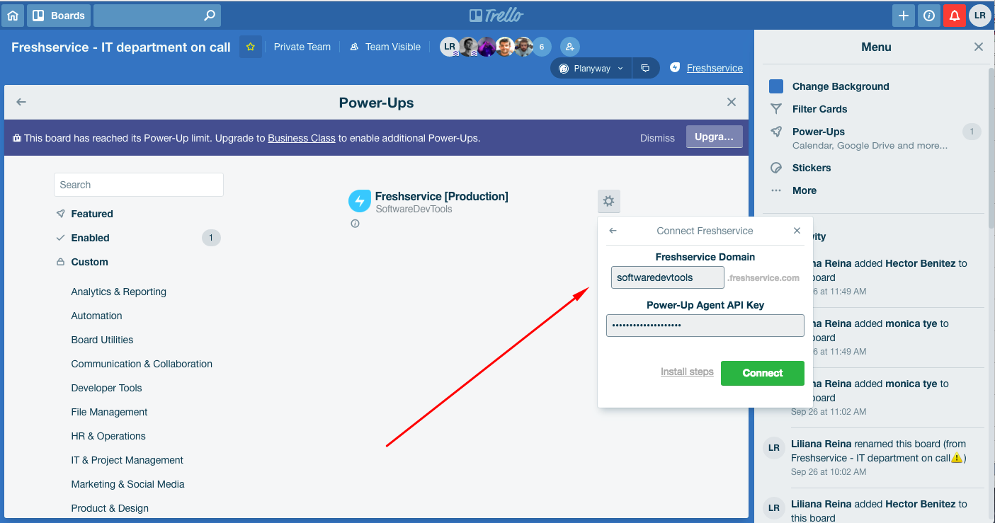 A Freshservice and Trello powerup to insert and create support tickets