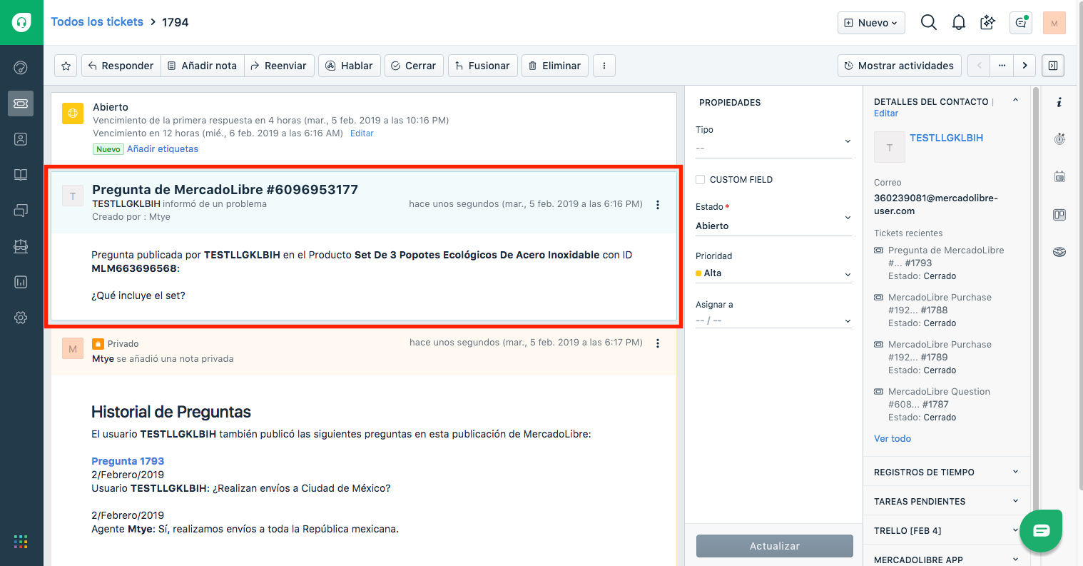 freshdesk mercadolibre