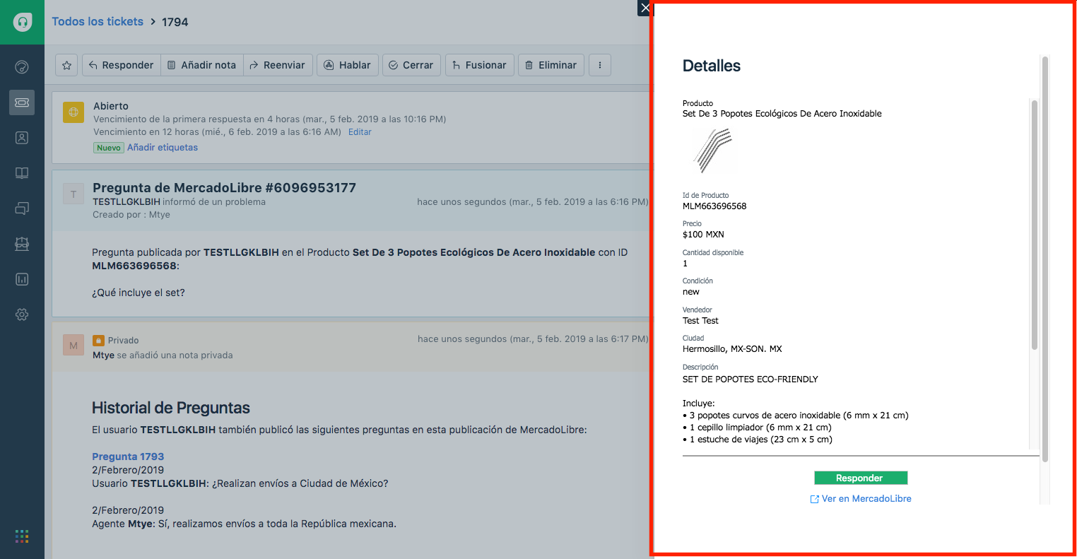 freshdesk mercadolibre