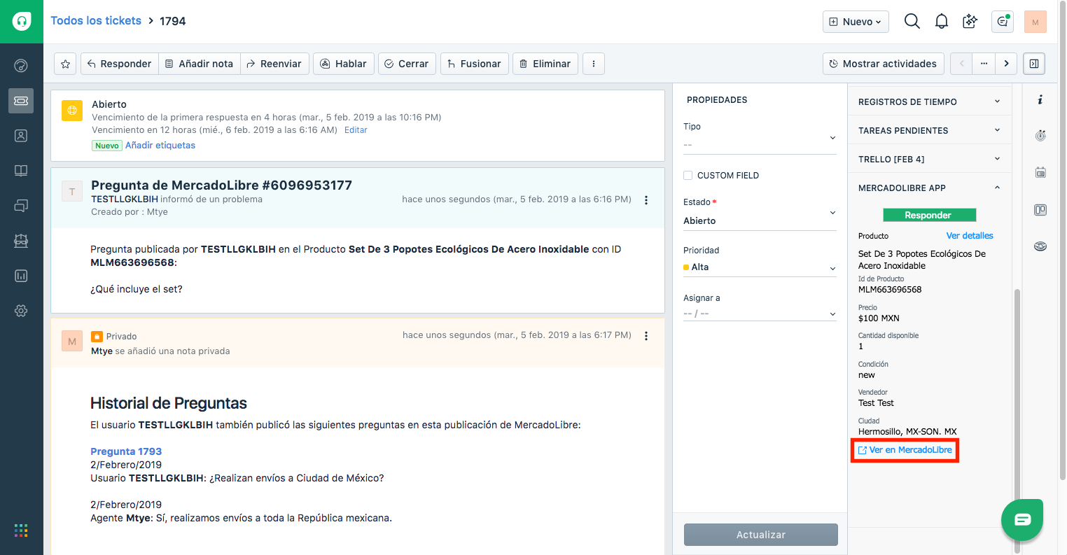 freshdesk mercadolibre