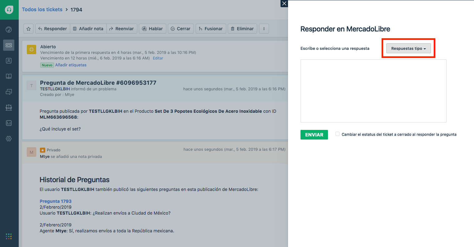 freshdesk mercadolibre