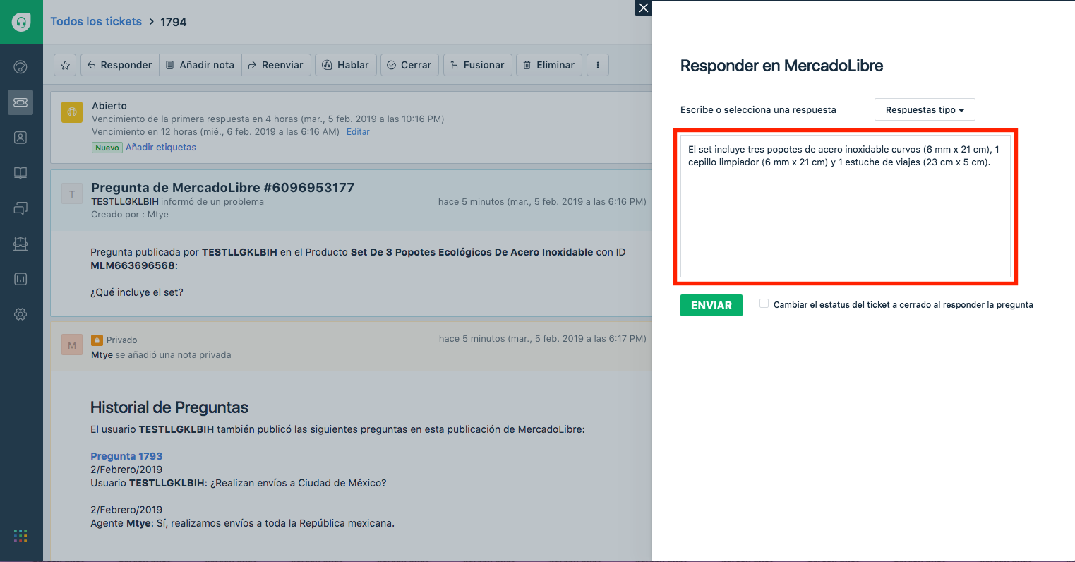 freshdesk mercadolibre