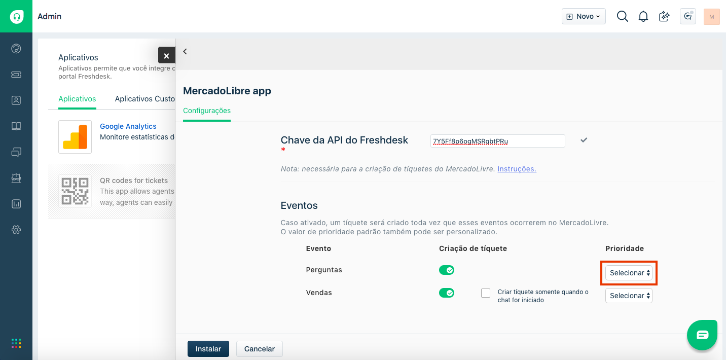 freshdesk mercadolivre