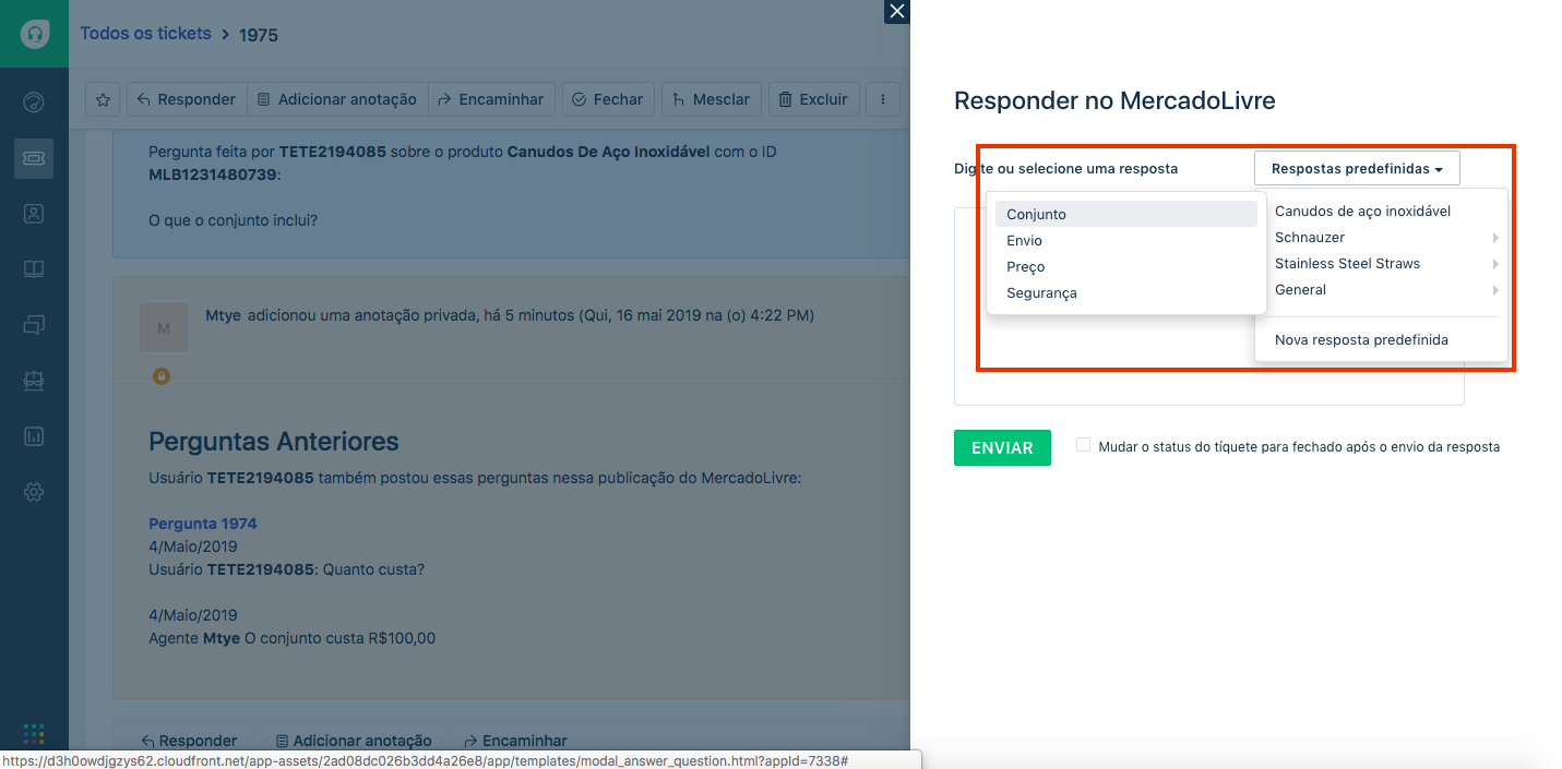 freshdesk mercadolivre