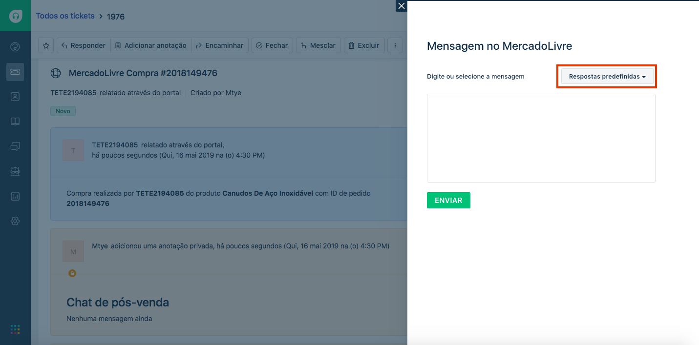 freshdesk mercadolivre